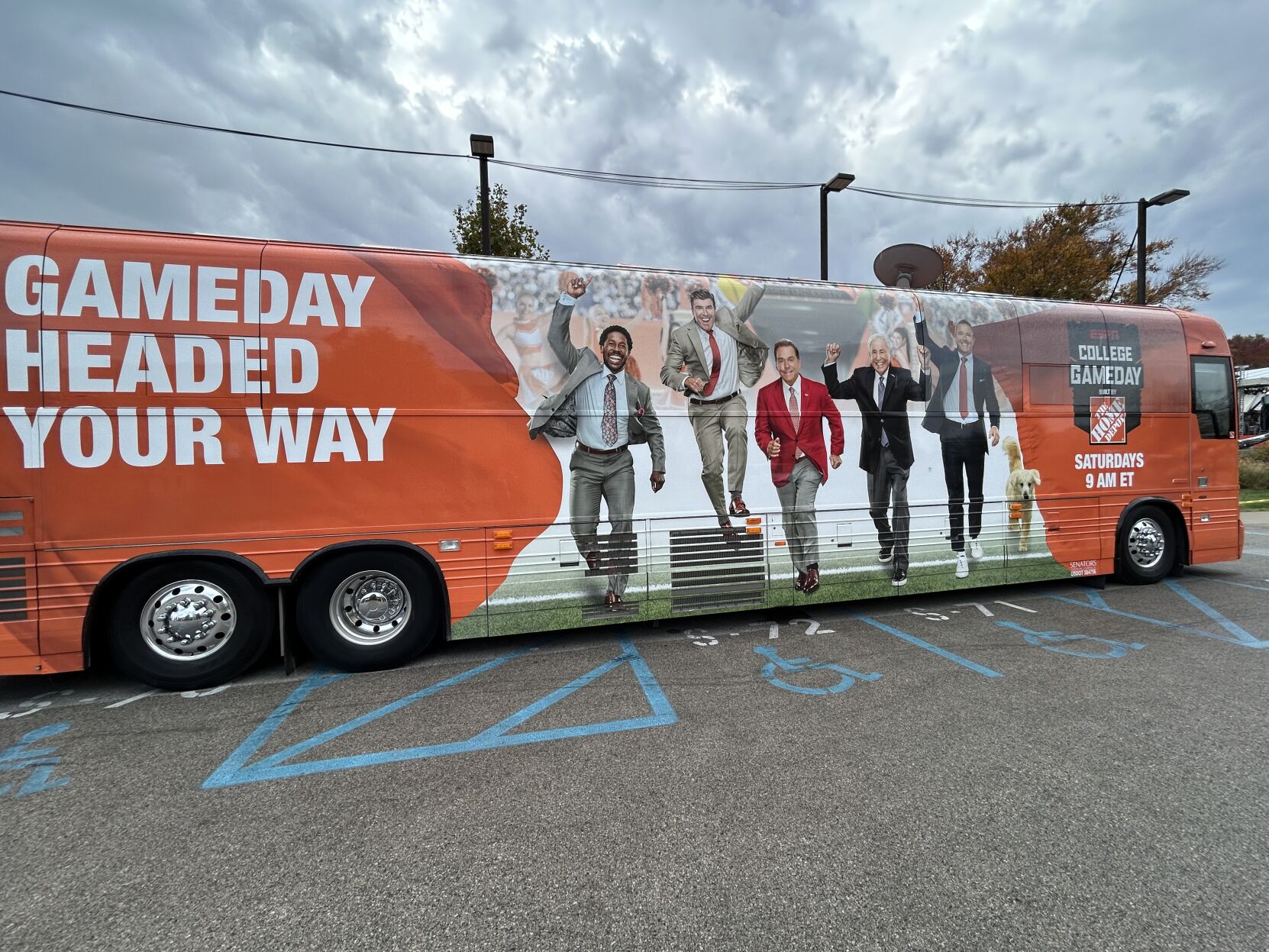 ESPN COLLEGE GAMEDAY PREP IN BLOOMINGTON